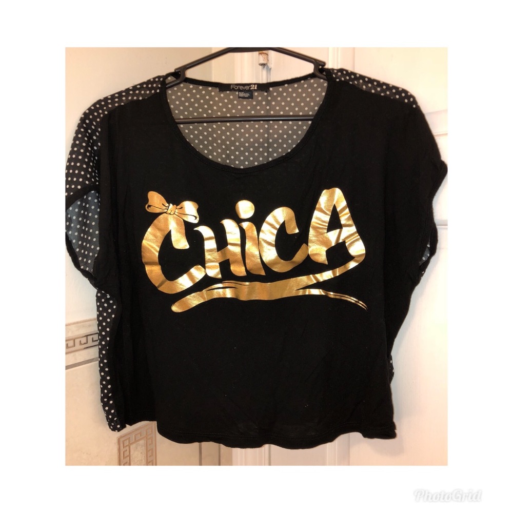 Light crop top
